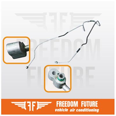 Aluminium Discharge A/C pipeline 7L6820722F Fit For 03-10 Volkswagen Touareg Audi Q7 4.0L